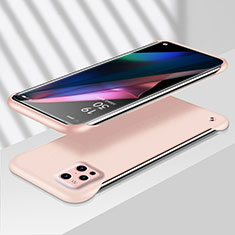 Hard Rigid Plastic Matte Finish Case Back Cover YK7 for Oppo Find X3 Pro 5G Pink