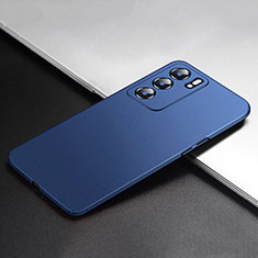 Hard Rigid Plastic Matte Finish Case Back Cover YK7 for Oppo Reno6 5G Blue