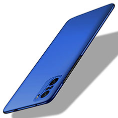 Hard Rigid Plastic Matte Finish Case Back Cover YK7 for Xiaomi Poco F3 5G Blue