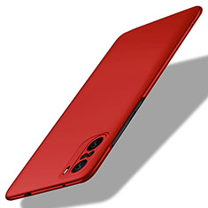 Hard Rigid Plastic Matte Finish Case Back Cover YK7 for Xiaomi Redmi K40 5G Red