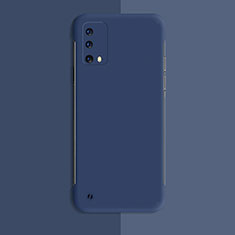 Hard Rigid Plastic Matte Finish Case Back Cover YK8 for Oppo K9 5G Blue