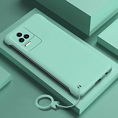 Hard Rigid Plastic Matte Finish Case Back Cover YK8 for Xiaomi Poco F4 5G Cyan