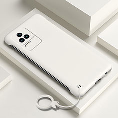 Hard Rigid Plastic Matte Finish Case Back Cover YK8 for Xiaomi Poco F4 5G White