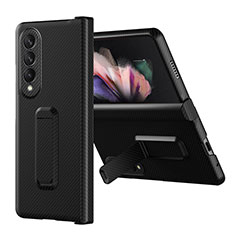 Hard Rigid Plastic Matte Finish Case Back Cover ZL1 for Samsung Galaxy Z Fold3 5G Black