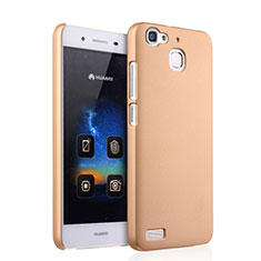 Hard Rigid Plastic Matte Finish Case for Huawei G8 Mini Gold