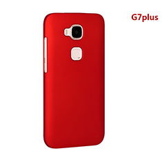 Hard Rigid Plastic Matte Finish Case for Huawei G8 Red