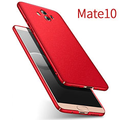 Hard Rigid Plastic Matte Finish Case for Huawei Mate 10 Red