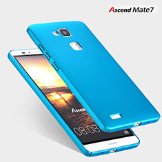 Hard Rigid Plastic Matte Finish Case for Huawei Mate 7 Sky Blue