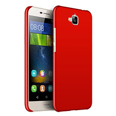 Hard Rigid Plastic Matte Finish Case for Huawei Y6 Pro Red