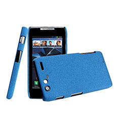 Hard Rigid Plastic Matte Finish Case for Motorola Razr XT910 Blue