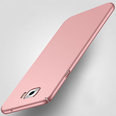 Hard Rigid Plastic Matte Finish Case for Samsung Galaxy C7 Pro C7010 Rose Gold