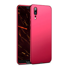 Hard Rigid Plastic Matte Finish Case M02 for Huawei P20 Red