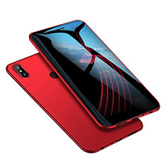 Hard Rigid Plastic Matte Finish Case M02 for Xiaomi Redmi Note 5 AI Dual Camera Red