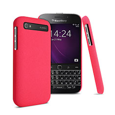 Hard Rigid Plastic Matte Finish Cover for Blackberry Classic Q20 Red