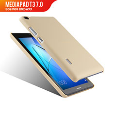 Hard Rigid Plastic Matte Finish Cover for Huawei MediaPad T3 7.0 BG2-W09 BG2-WXX Gold