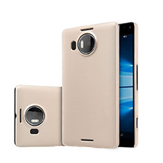 Hard Rigid Plastic Matte Finish Cover for Microsoft Lumia 950 XL Gold