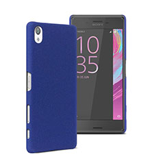 Hard Rigid Plastic Matte Finish Cover for Sony Xperia X Performance Dual Blue