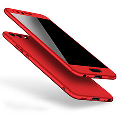Hard Rigid Plastic Matte Finish Cover M02 for Huawei P10 Plus Red