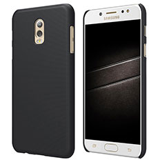 Hard Rigid Plastic Matte Finish Cover M04 for Samsung Galaxy C7 (2017) Black