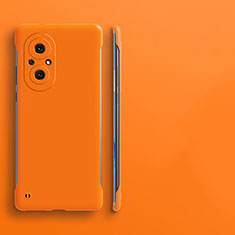 Hard Rigid Plastic Matte Finish Frameless Case Back Cover for Huawei Honor 50 SE 5G Orange