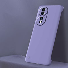 Hard Rigid Plastic Matte Finish Frameless Case Back Cover for Huawei Honor 70 5G Purple