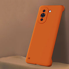 Hard Rigid Plastic Matte Finish Frameless Case Back Cover for Huawei Nova 10 Pro Orange