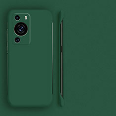 Hard Rigid Plastic Matte Finish Frameless Case Back Cover for Huawei P60 Midnight Green