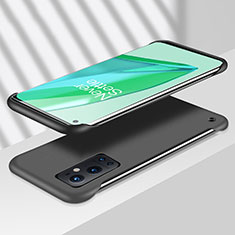 Hard Rigid Plastic Matte Finish Frameless Case Back Cover for OnePlus 9 Pro 5G Black