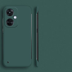 Hard Rigid Plastic Matte Finish Frameless Case Back Cover for Oppo K11x 5G Midnight Green