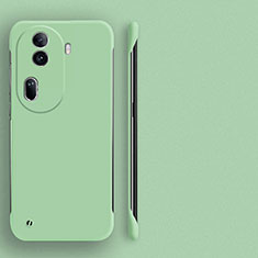 Hard Rigid Plastic Matte Finish Frameless Case Back Cover for Oppo Reno11 Pro 5G Matcha Green