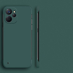 Hard Rigid Plastic Matte Finish Frameless Case Back Cover for Realme 10T 5G Green