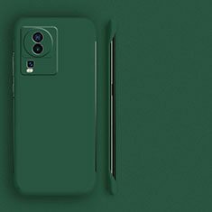 Hard Rigid Plastic Matte Finish Frameless Case Back Cover for Vivo iQOO Neo7 SE Midnight Green