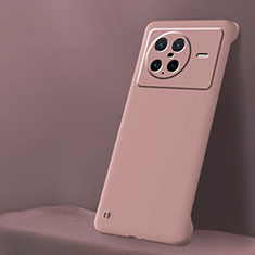 Hard Rigid Plastic Matte Finish Frameless Case Back Cover for Vivo X Note Pink