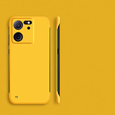 Hard Rigid Plastic Matte Finish Frameless Case Back Cover for Xiaomi Redmi K60 Ultra 5G Yellow