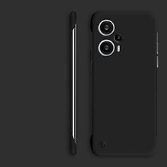 Hard Rigid Plastic Matte Finish Frameless Case Back Cover for Xiaomi Redmi Note 12 Turbo 5G Black