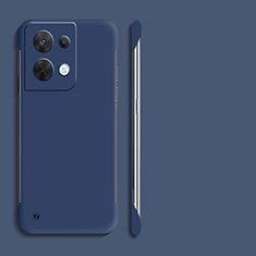 Hard Rigid Plastic Matte Finish Frameless Case Back Cover for Xiaomi Redmi Note 13 Pro 5G Blue