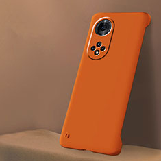 Hard Rigid Plastic Matte Finish Frameless Case Back Cover P01 for Huawei Honor 50 Pro 5G Orange