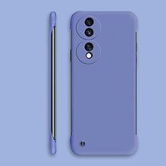 Hard Rigid Plastic Matte Finish Frameless Case Back Cover P01 for Huawei Honor 70 5G Lavender Gray