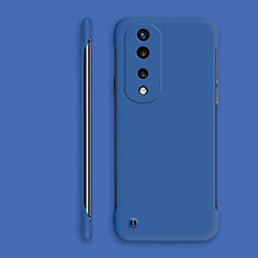 Hard Rigid Plastic Matte Finish Frameless Case Back Cover P01 for Huawei Honor 70 Pro 5G Blue