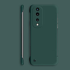 Hard Rigid Plastic Matte Finish Frameless Case Back Cover P01 for Huawei Honor 70 Pro+ Plus 5G Midnight Green