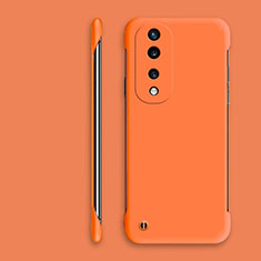 Hard Rigid Plastic Matte Finish Frameless Case Back Cover P01 for Huawei Honor 70 Pro+ Plus 5G Orange