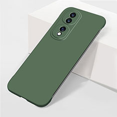 Hard Rigid Plastic Matte Finish Frameless Case Back Cover P01 for Huawei Honor 80 Pro Flat 5G Midnight Green