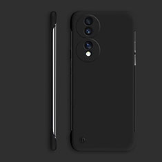 Hard Rigid Plastic Matte Finish Frameless Case Back Cover P01 for Huawei Honor X7b Black