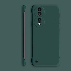 Hard Rigid Plastic Matte Finish Frameless Case Back Cover P01 for Huawei Honor X7b Midnight Green