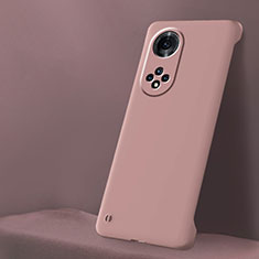 Hard Rigid Plastic Matte Finish Frameless Case Back Cover P01 for Huawei Nova 9 Rose Gold