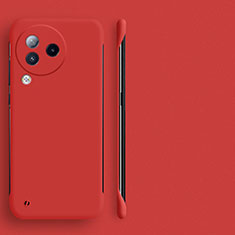 Hard Rigid Plastic Matte Finish Frameless Case Back Cover P01 for Xiaomi Civi 3 5G Red