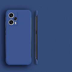 Hard Rigid Plastic Matte Finish Frameless Case Back Cover P01 for Xiaomi Redmi Note 12 Turbo 5G Blue