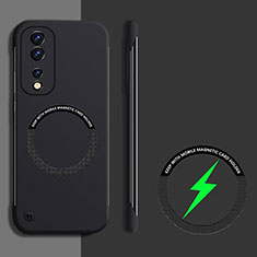 Hard Rigid Plastic Matte Finish Frameless Case Back Cover with Mag-Safe Magnetic for Huawei Honor 80 GT 5G Black