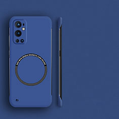 Hard Rigid Plastic Matte Finish Frameless Case Back Cover with Mag-Safe Magnetic for OnePlus 9 Pro 5G Blue