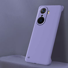 Hard Rigid Plastic Matte Finish Frameless Case Back Cover Z01 for Huawei Honor 60 5G Purple